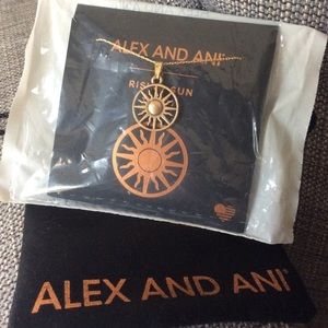 Alex and Ani Rising Sun necklace